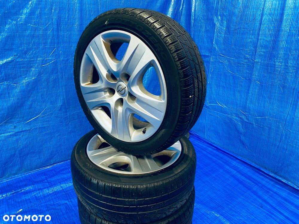 KOŁA STRUKTURALNE KOŁPAKI CZUJNIKI KOŁO 17 FELGA 17" x 7J  5X120 ; 67,1mm ET41 KOMPLET ; OPONY ZIMA ZIMOWE ; OPEL INSIGNIA A ; 2170103 ORYGINAŁ - 4