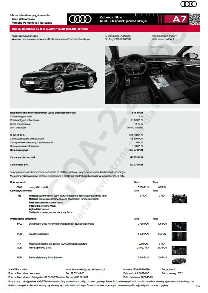 Audi A7 Sportback 45 TFSI mHEV Quattro S tronic - 23