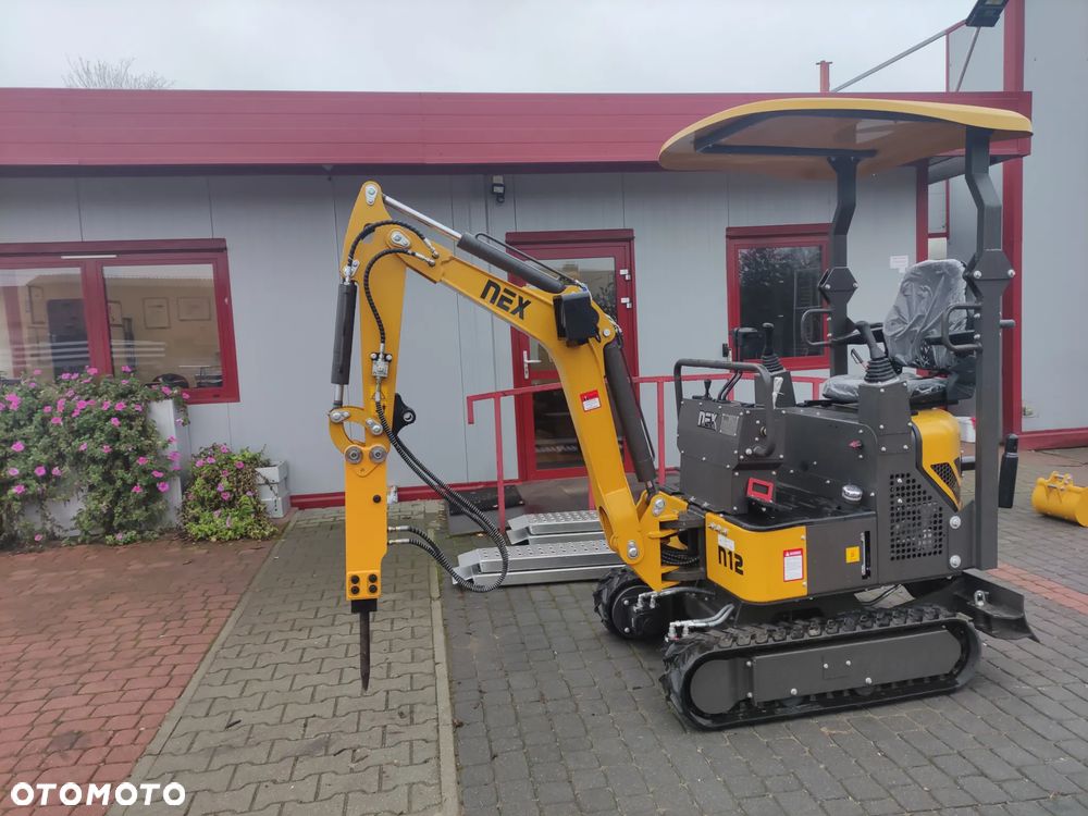 NEX Minikoparka z kabiną ogrzewaną N12 Yanmar Power - 12