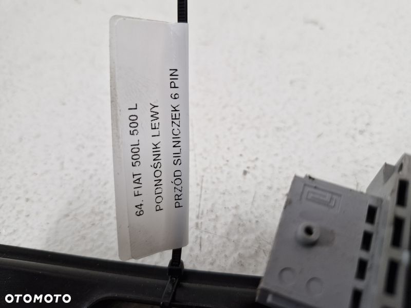 FIAT 500L PODNOŚNIK MECHANIZM SZYBY LEWY PRZÓD 6 PIN EU EUROPA 51980518 - 7