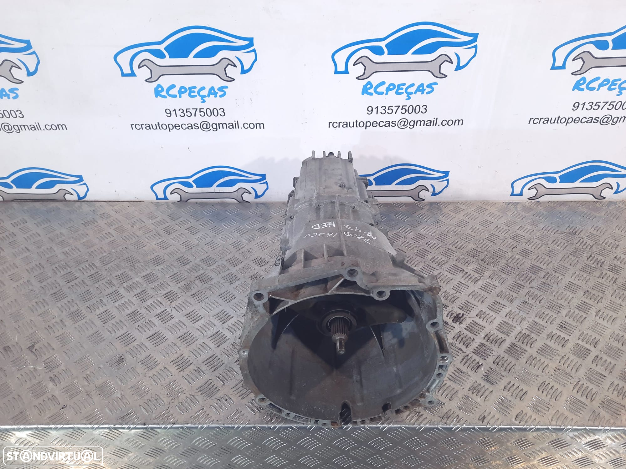 CAIXA 6 VELOCIDADES MANUAL ZF BMW SERIE 3 E90 320D 2.0D 16V 163CV M47D20 204D4 HED 23007525137 7525137 GS6-37DZ-HED GS637DZ E46 E91 TOURING SERIE 1 E87 SERIE 5 E60 SEDAN E61 TOURING - 2