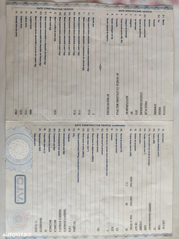 Toyota Prius+ (Hybrid) Comfort - 32