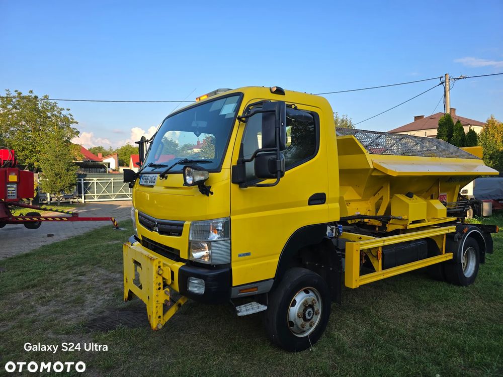 Mitsubishi 4x4 canter fuso daily 6c18 pługopiaskarka piaskarka solarka hydraulika econ Schmidt - 10