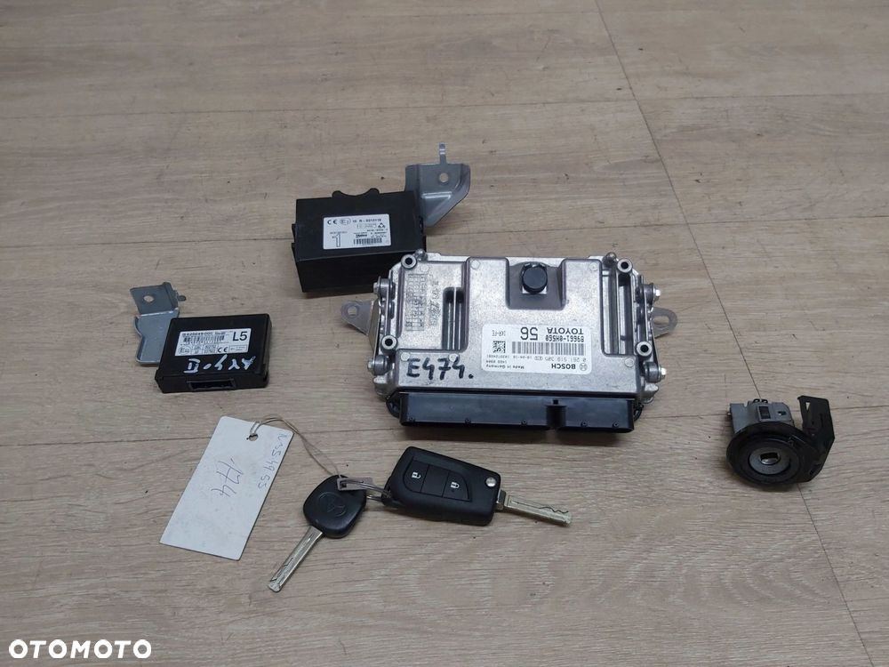 Toyota AYGO II 1,0 komputer zestaw odpalenia kluczyk 89661-0H560 - 1