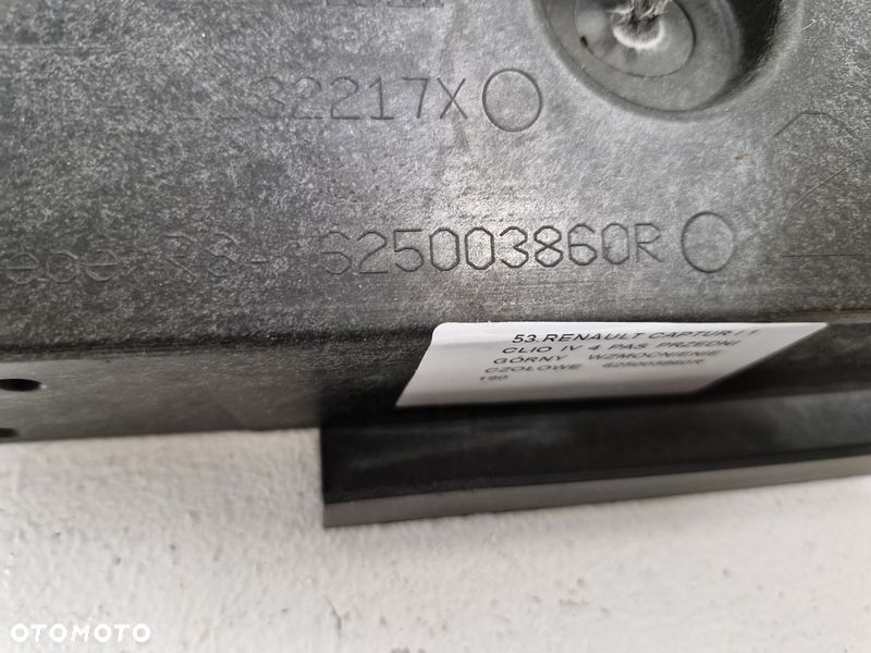 RENAULT CAPTUR 1 I CLIO 4 IV PAS PRZÓD PRZEDNI GÓRNY WZMOCNIENIE CZOŁOWE 625003860R - 3