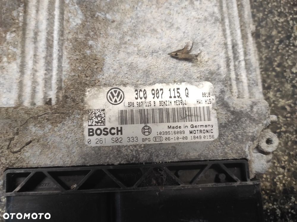 VW PASSAT B6 KOMPUTER STEROWNIK SILNIKA 2.0 TFSI EA113 3C0907115Q BENZIN MED9.1 HW:H15 0261S02333 SPRAWNY GWARANCJA WYSYŁKA !!!! - 2