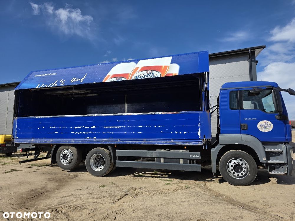 MAN TGS 26.360 TYLKO 412 TYS km MANUALNA SKRZYNIA BIEGÓW BURTY OTWIERANE HYDRAULICZNIE KLIMATYZACJA - 11
