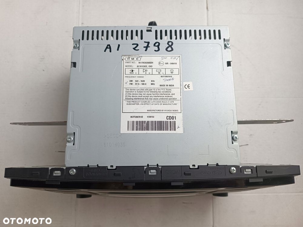 radioodtwarzacz radio hyundai i20 ii 14-18 96170c8250sdh ac101c8ee - 2