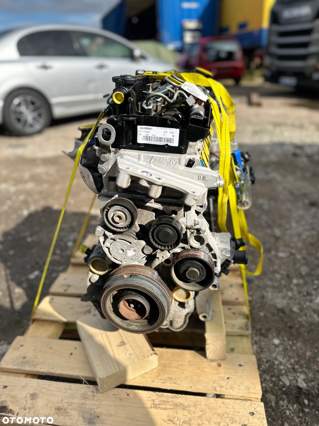 KOMPLETNY SILNIK BMW 18D B47C20A 50 000KM. - 3