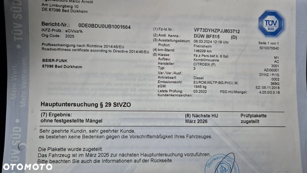 Citroën C4 SpaceTourer Grand BlueHDi 130 Stop&Start SELECTION - 19