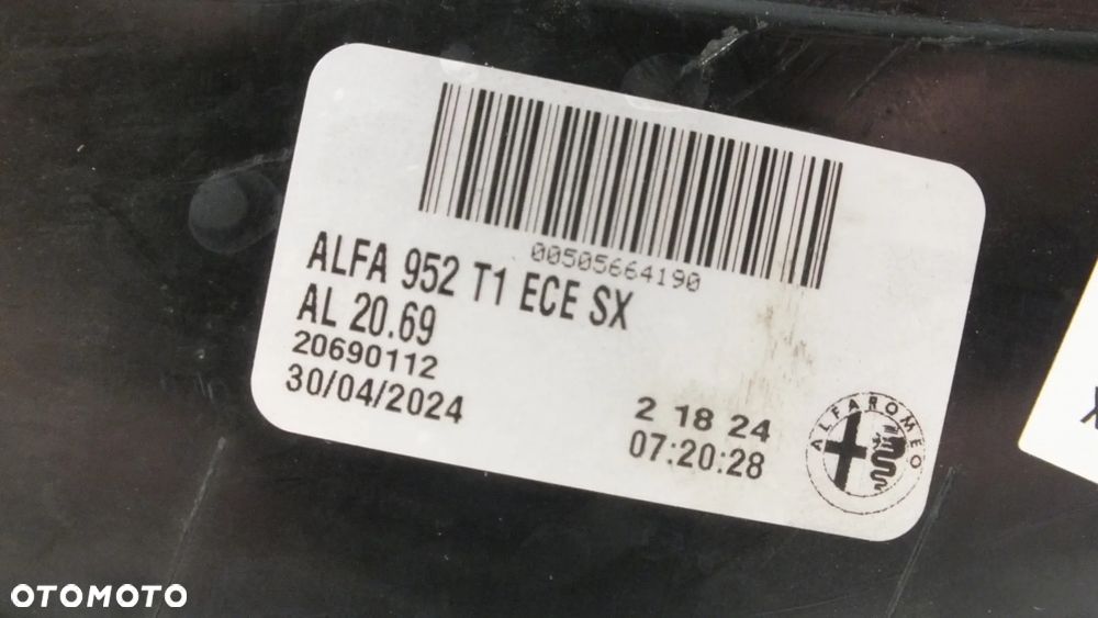 Lampa tylna lewa Alfa Romeo Giulia QV 505604190 - 5