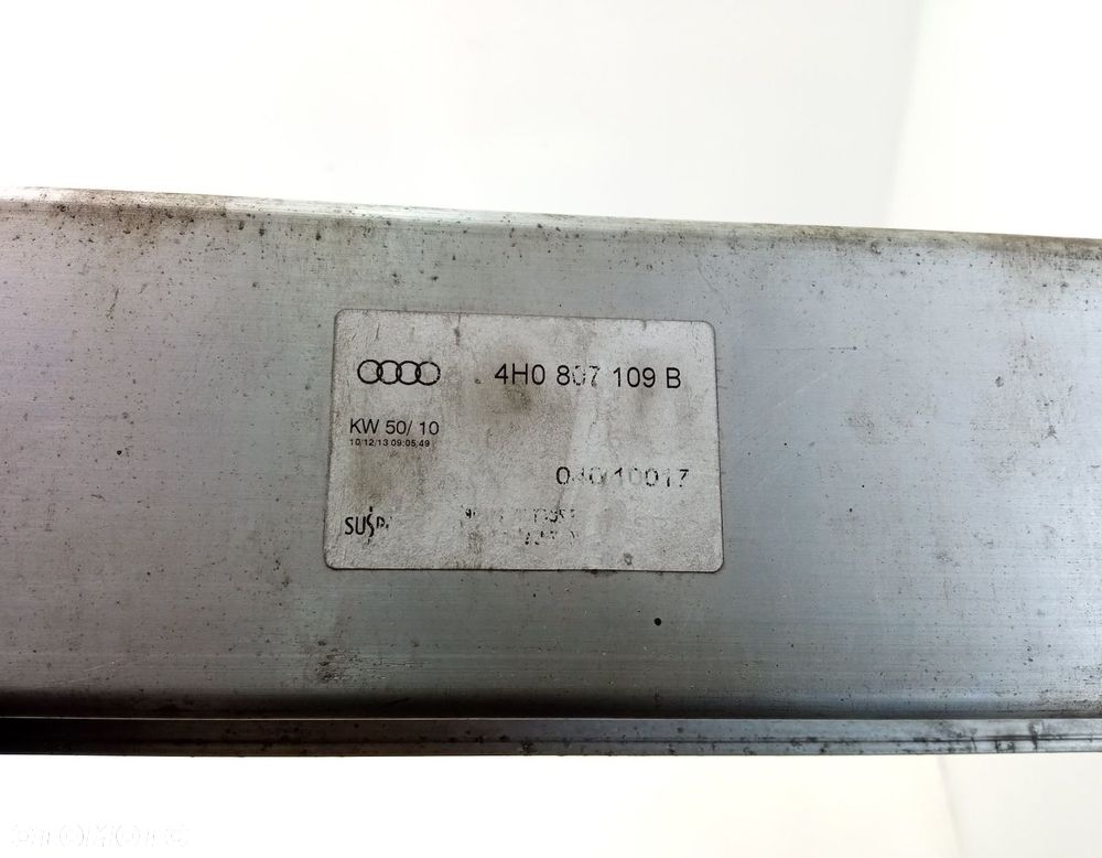 BELKA ZDERZAKA PRZÓD AUDI A8 D4 3.0 TDI 4H0807109B - 4