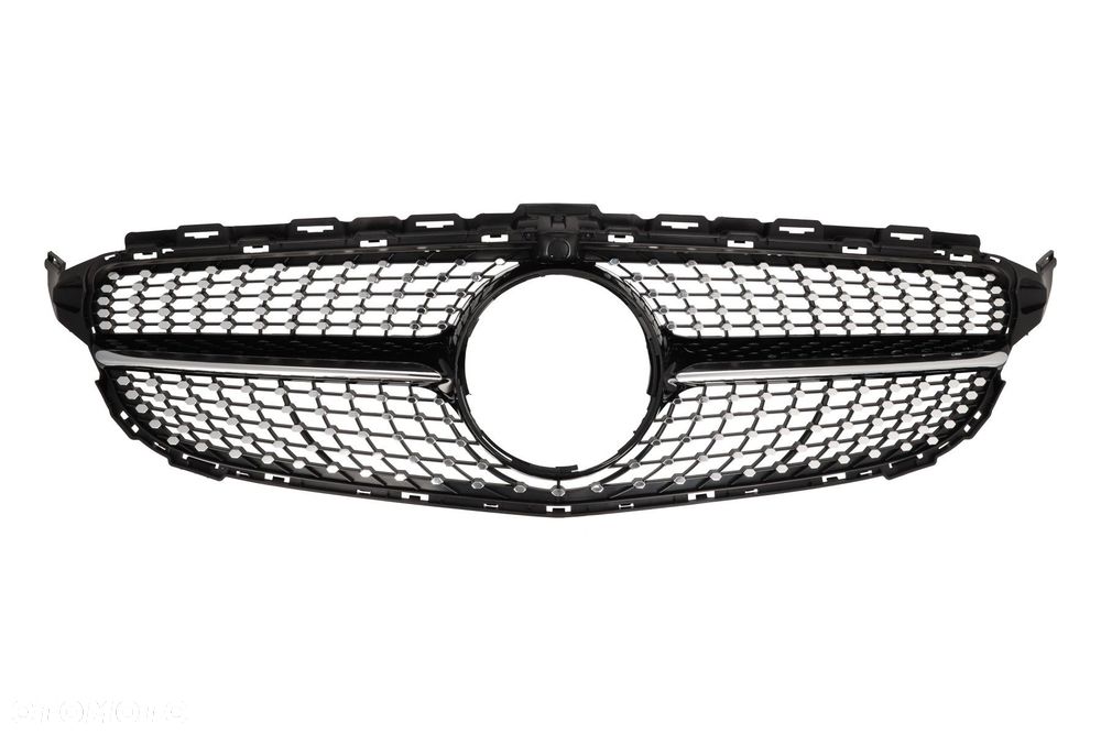 mercedes c-klasa w205 2014- przed lift grill atrapa chłodnicy na kamere - 1
