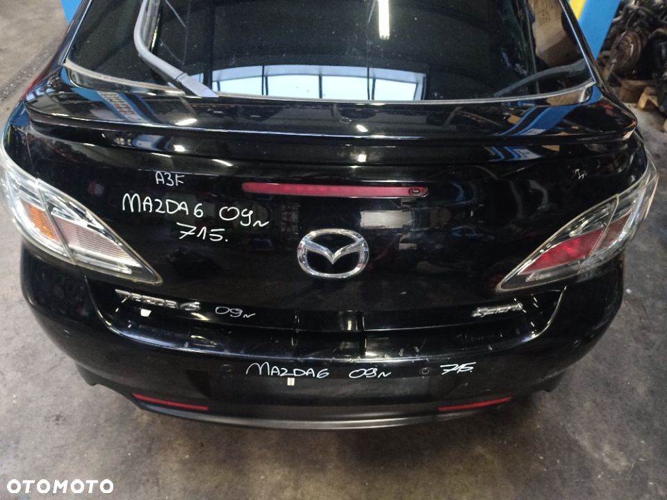Klapa Tylna Tył Bagażnika Mazda 6 II GH Sport 09r Spoiler A3F - 6