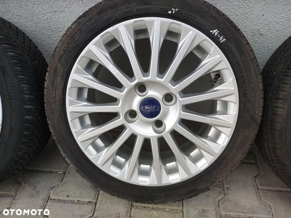 KOŁA OPONY FELGI ALUMINIOWE 16 FORD FIESTA MK7 2008-2017 4X108 6,5J ET47,5 - 7