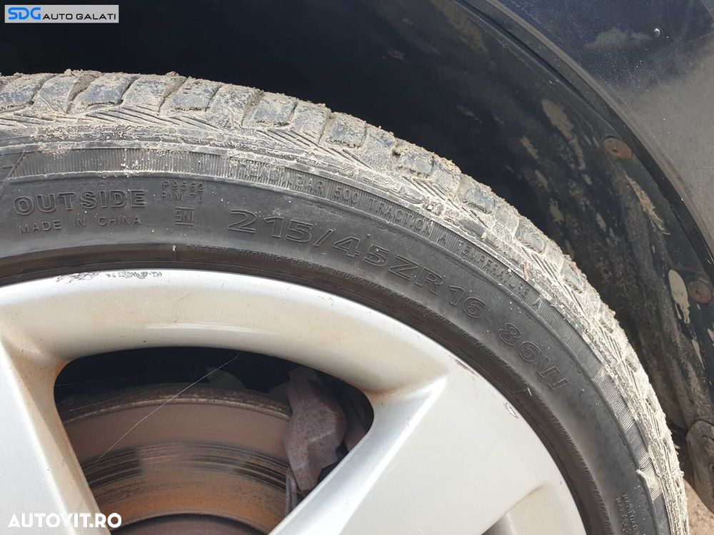 Set 4 Jante Roti Aliaj 5x100 215 45 16 R16 Anvelope Vara Dot 2021 Skoda Fabia 1 2000 - 2007 - 4