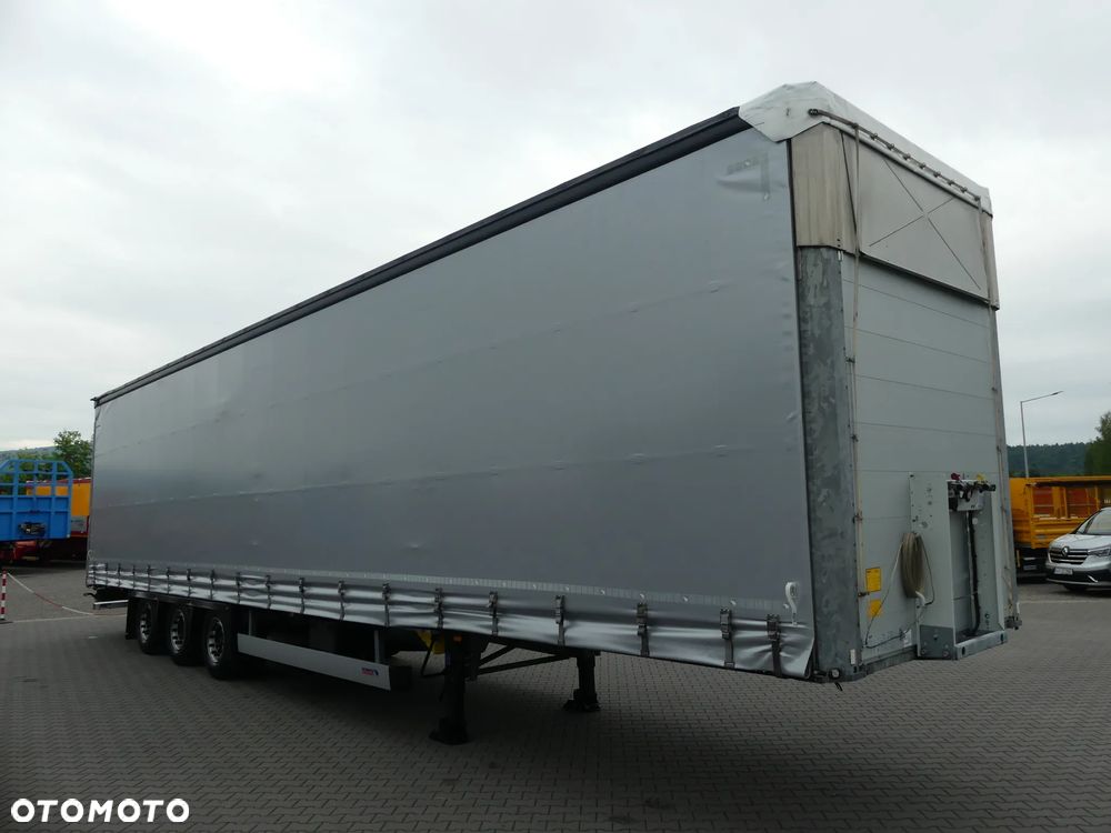 Schmitz Cargobull MEGA / FIRANKA / OŚ PODNOSZONA / OGUMIENIE 80% / - 11