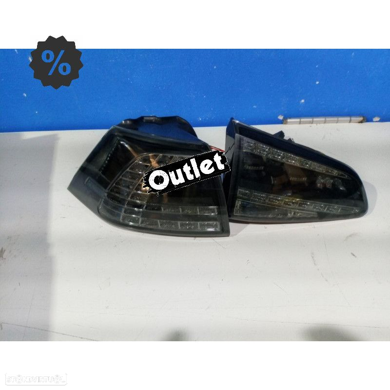 R012178C2 FAROLIM ESQ VW GOLF 7 12-17 ASPECTO GTI LED DINÂMICO PRETO FUMADO - 3