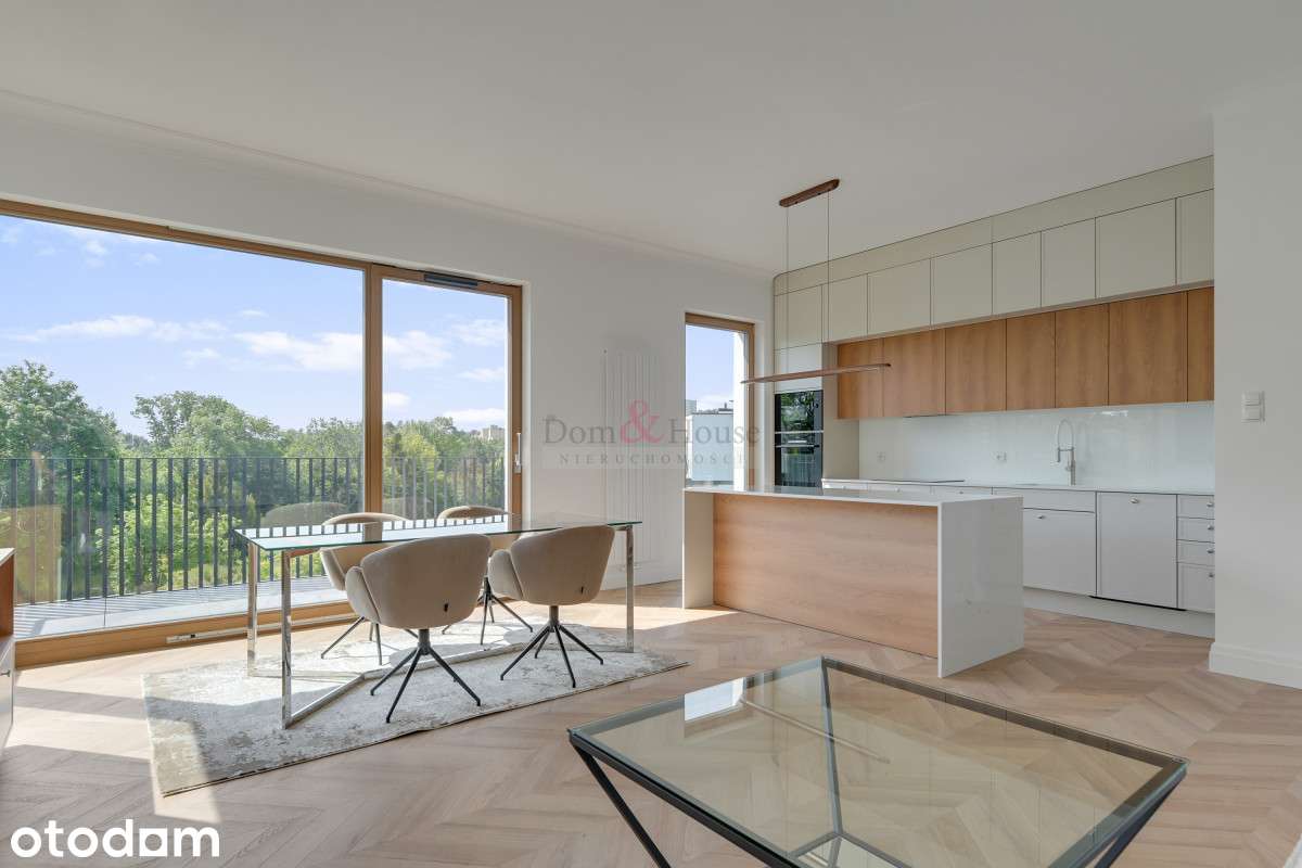 Nowy apartament z widokiem na zieleń