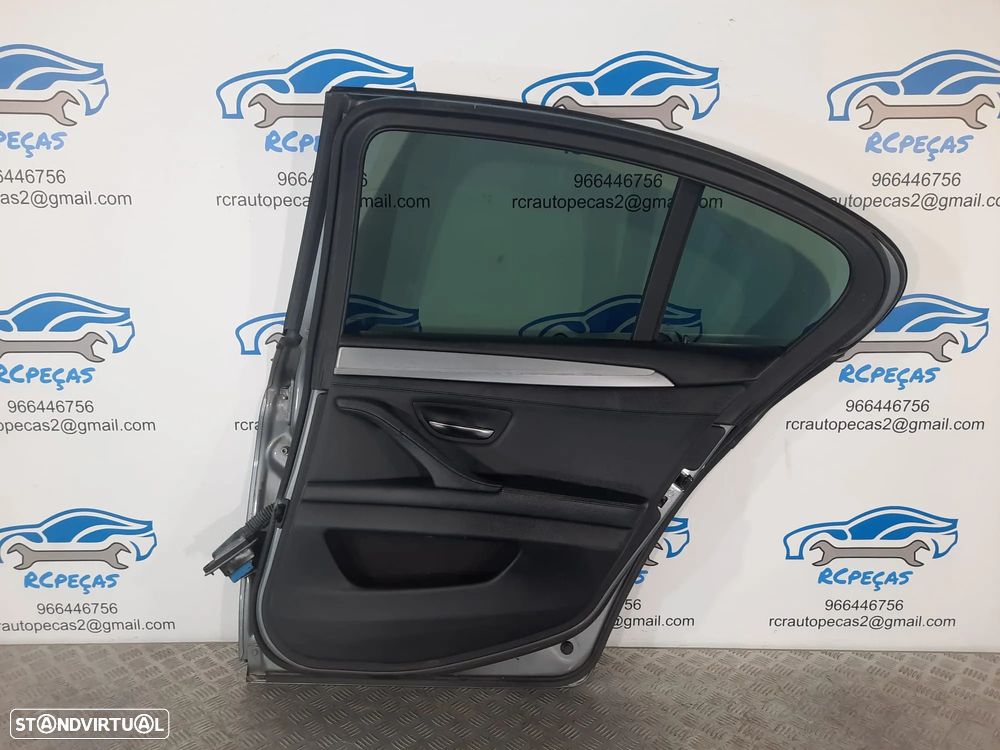 PORTA PORTAS TRASEIRA TRÁS DIREITA BMW SERIE 5 F10 SEDAN CARRO FECHO ELEVADOR MOTOR PUXADOR VIDRO ESCURECIDO - 4