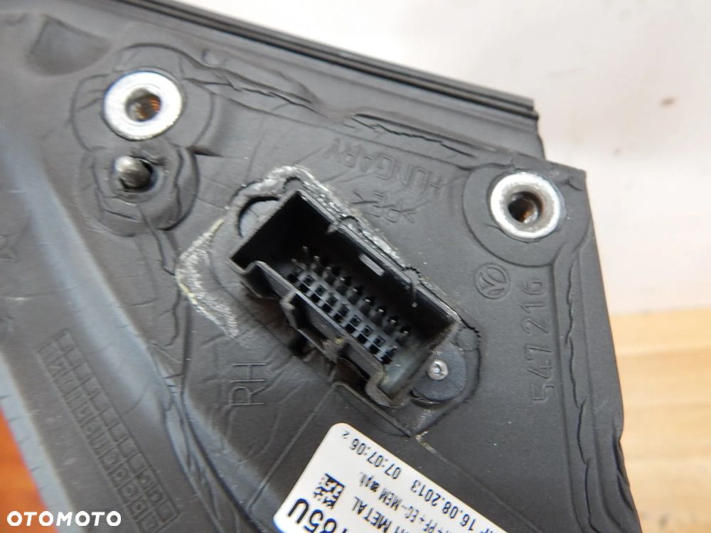 Lusterko LEWY przód zewnętrzne składane Opel Insignia A 08-17 Z22C czarny Łuków części - 5