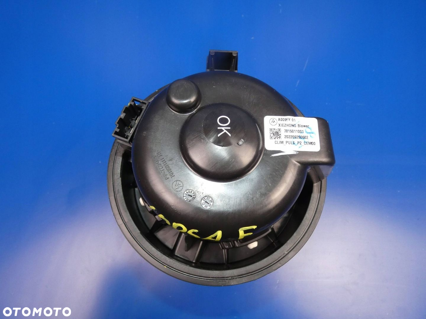 OPEL CORSA F PEUGEOT 208 WENTYLATOR NAWIEWU DMUCHAWA WERSJA ANGIELSKA - 2