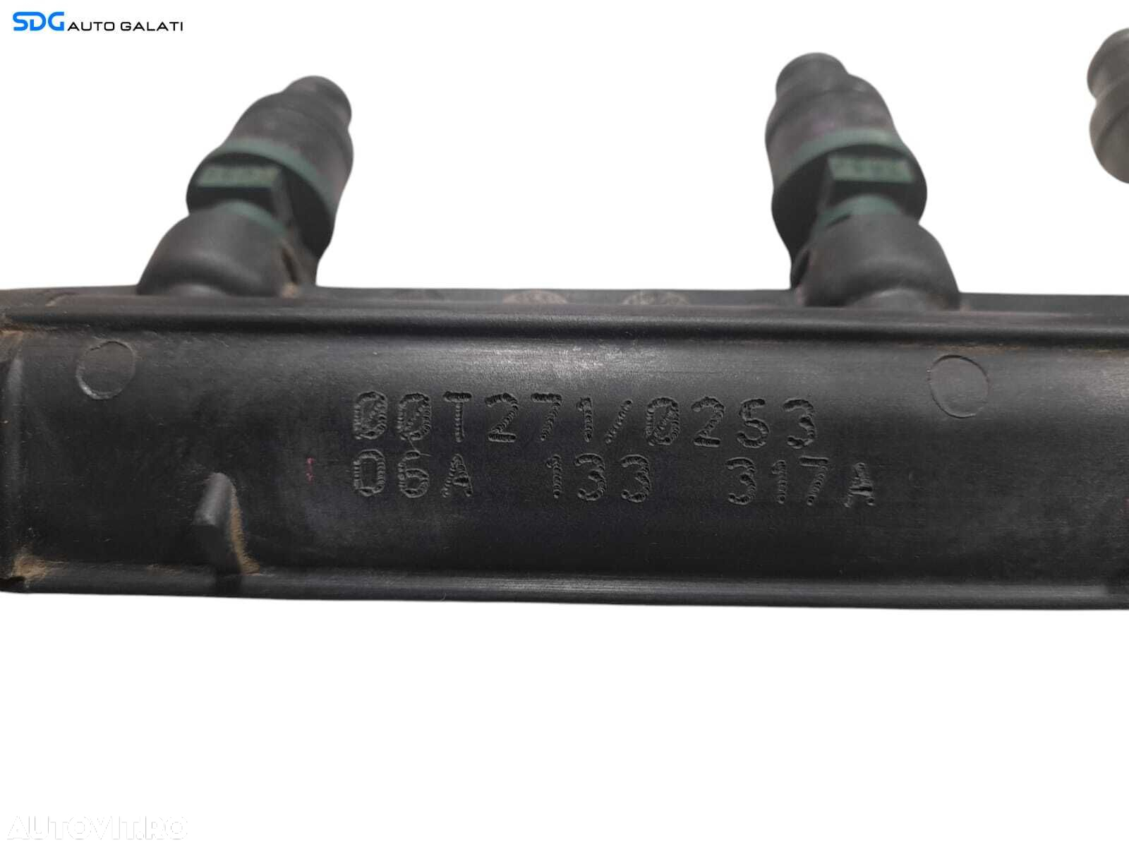 Rampa Presiune Benzina cu Injector Injectoare Seat Ibiza 1.6 Benzina AEH AKL APF 1998 - 2002 Cod 06A133317A 037906031AL [N0714] - 7