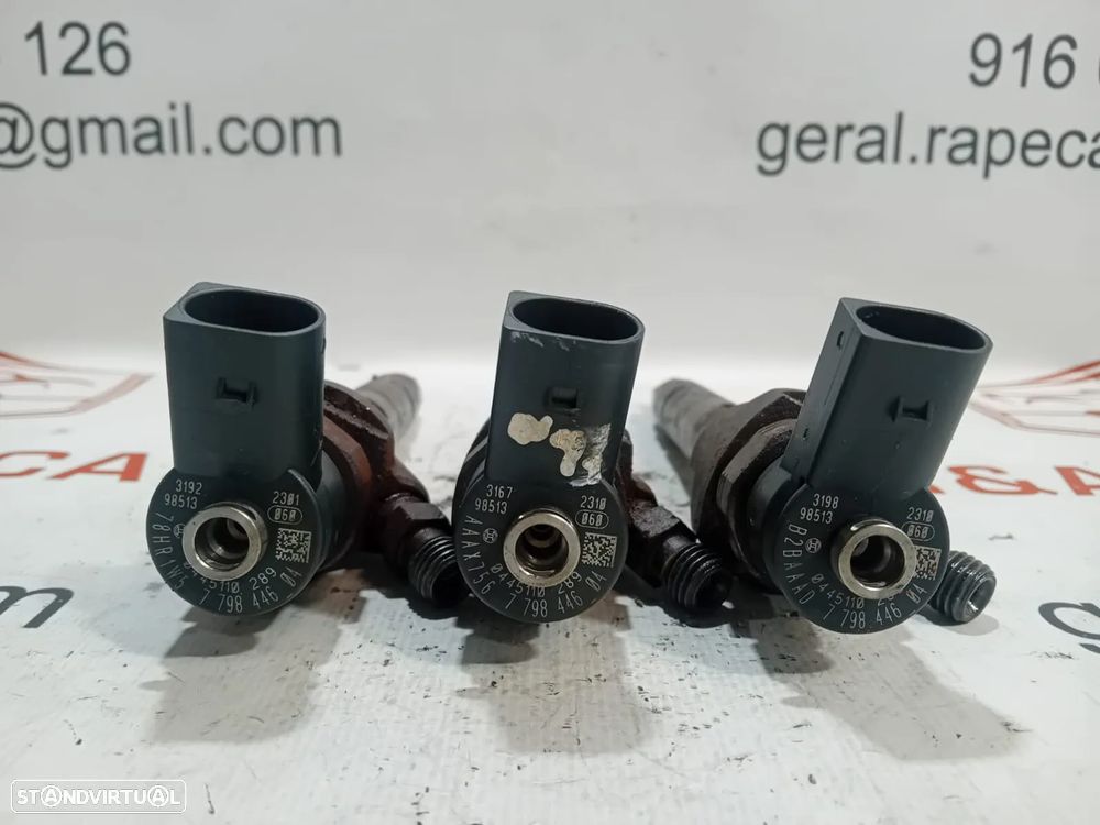 Injetores Bosch Motor BMW N47D20C E81 E87 E88 E82 F20 F21 F22 E90 E91 F30 F31 F34 F36 E84 Mini R55 R56 R57 R58 R59 R6004455110289 779844604 Original - 9