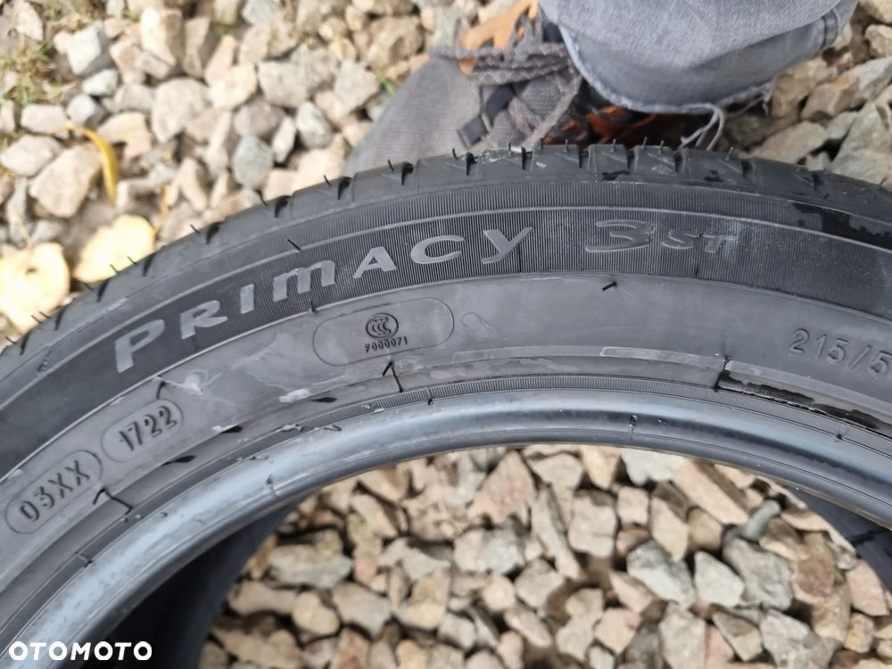 Opony Michelin Primacy 3 ST 215/50ZR17 91W 2022r.4x7,5mm super sta2 - 14