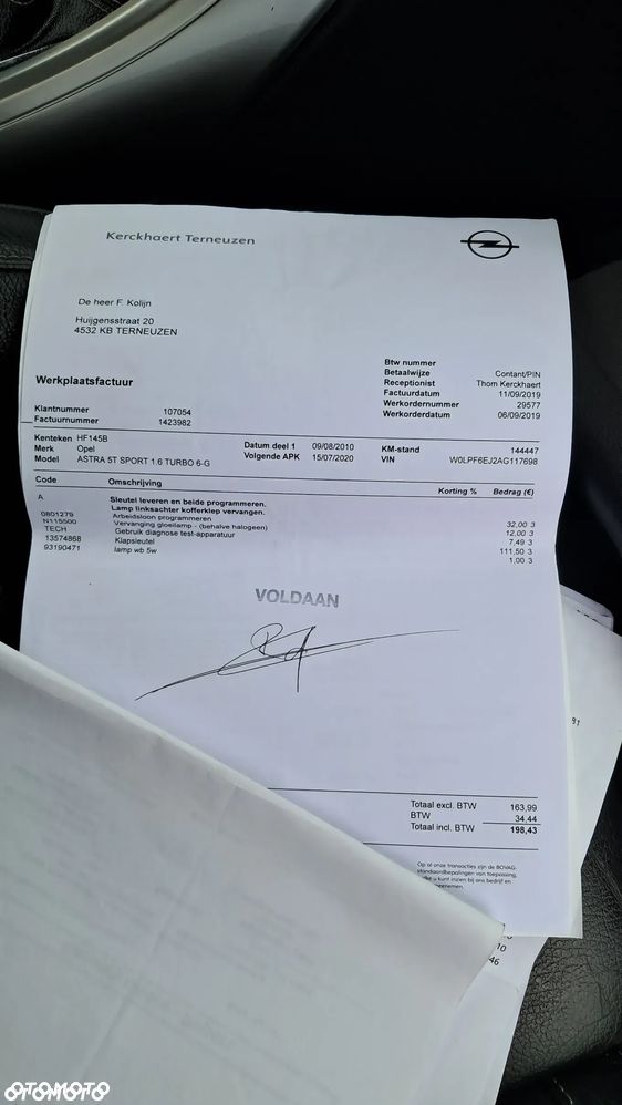 Opel Astra 1.6 T Sport - 15