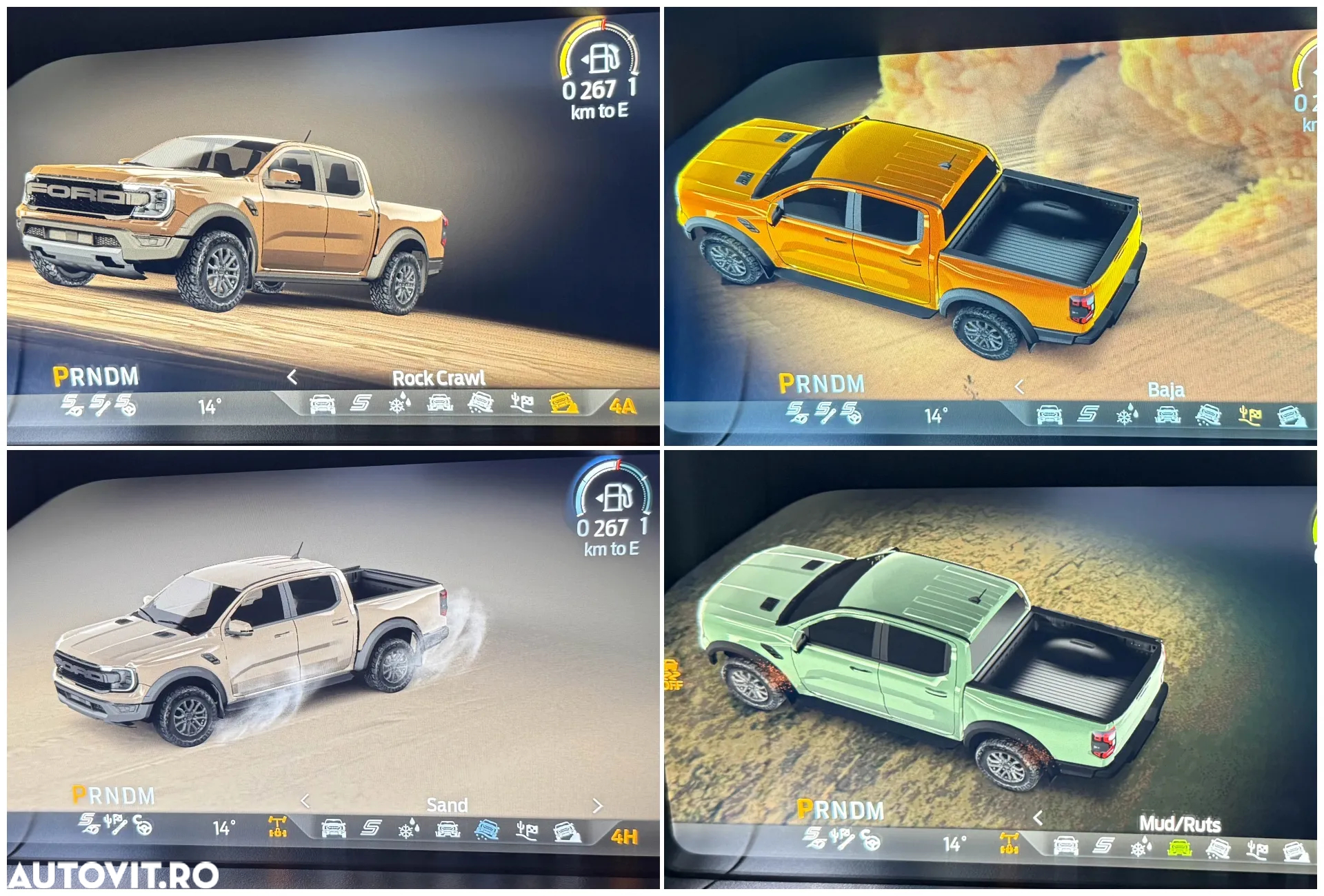 Ford Ranger Pick-Up 3.0 EcoBoost 288 CP 4x4 Cabina Dubla Raptor Aut. - 21