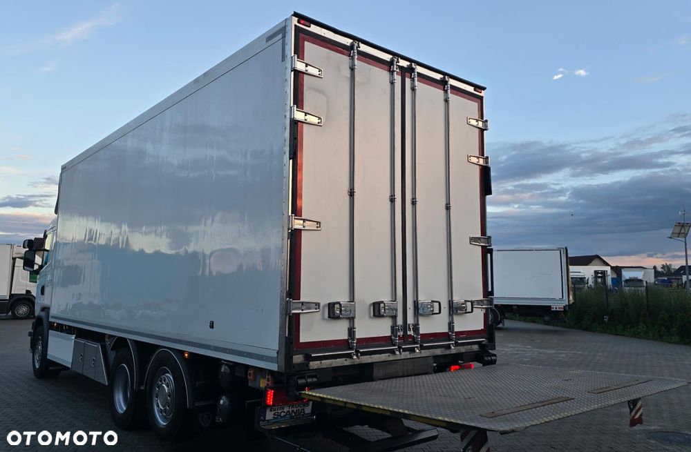 Scania G490 6x2 18 palet chłodnia diesel kurierka odwierty piękny stan świeży import! - 20