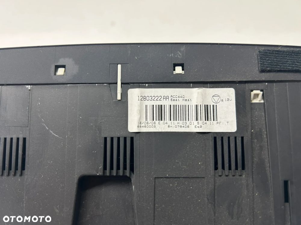 SAAB 93 9-3 PANEL KLIMATYZACJI 03-06 grzane fotele 12803222AA - 3