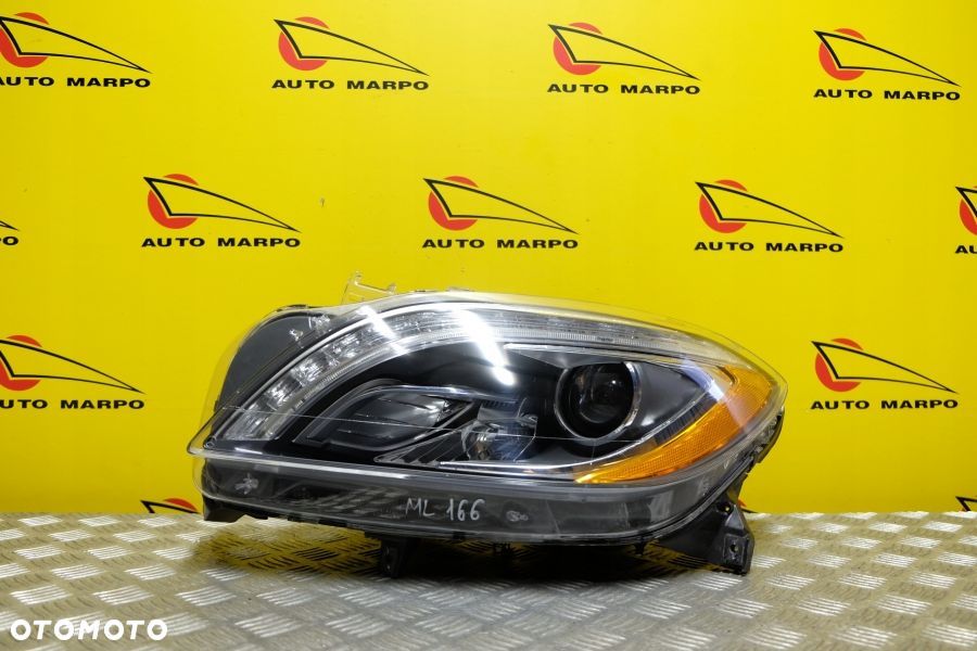 MERCEDES ML W166 2012- REFLEKTOR LAMPA XENON Z LED LEWA USA - 2