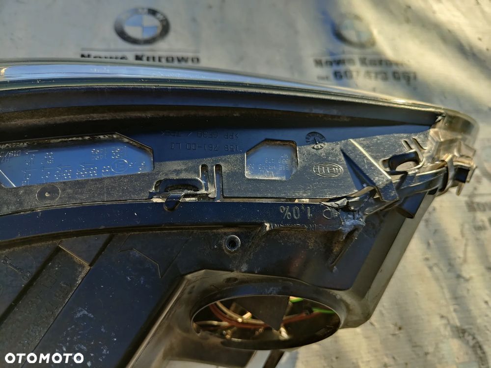 BMW E60 E61 Lampa przednia lewa zwykła H7 przed lift - 7