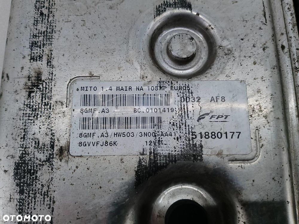 KOMPUTER, STEROWNIK ALFA ROMEO MITO 51880177  BC.0101419 1.4 16V - 5
