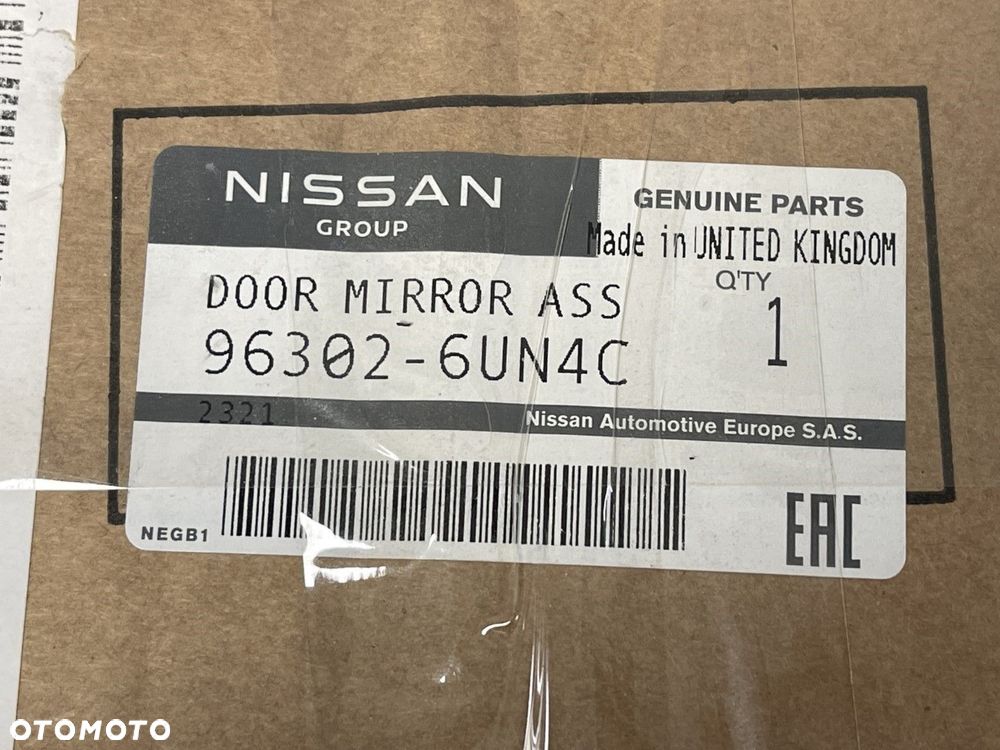 NOWE LEWE PRZEDNIE LUSTERKO ZEWNĘTRZNE KAMERA NISSAN QASHQAI III 3 MK3 J12 96302-6UN4C - 10