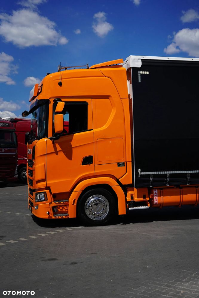 Scania / S 500 / ACC / E 6 / FIRANKA / 19 PALET / RETARDER / OŚ SKRĘTNA / PEŁNA OPCJA - 24