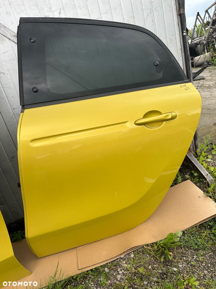 SMART 453  FORFOUR drzwi lewe czarne zlote szyba zamek podnośnik - 8