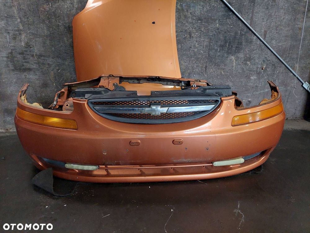 KOMPLETNY PRZÓD ZDERZAK MASKA LAMPA PAS CHEVROLET AVEO I 54U - 4