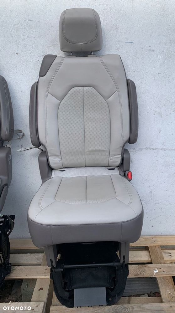 U7 CHRYSLER PACIFICA II 16- FOTEL LEWY TYŁ II RZĄD SKÓRA - 5