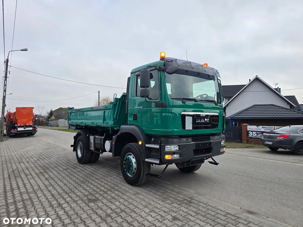 MAN TGM18.340/3 STRONNA WYWROTKA/4X4/134 TYŚ Przebieg!!! - 40
