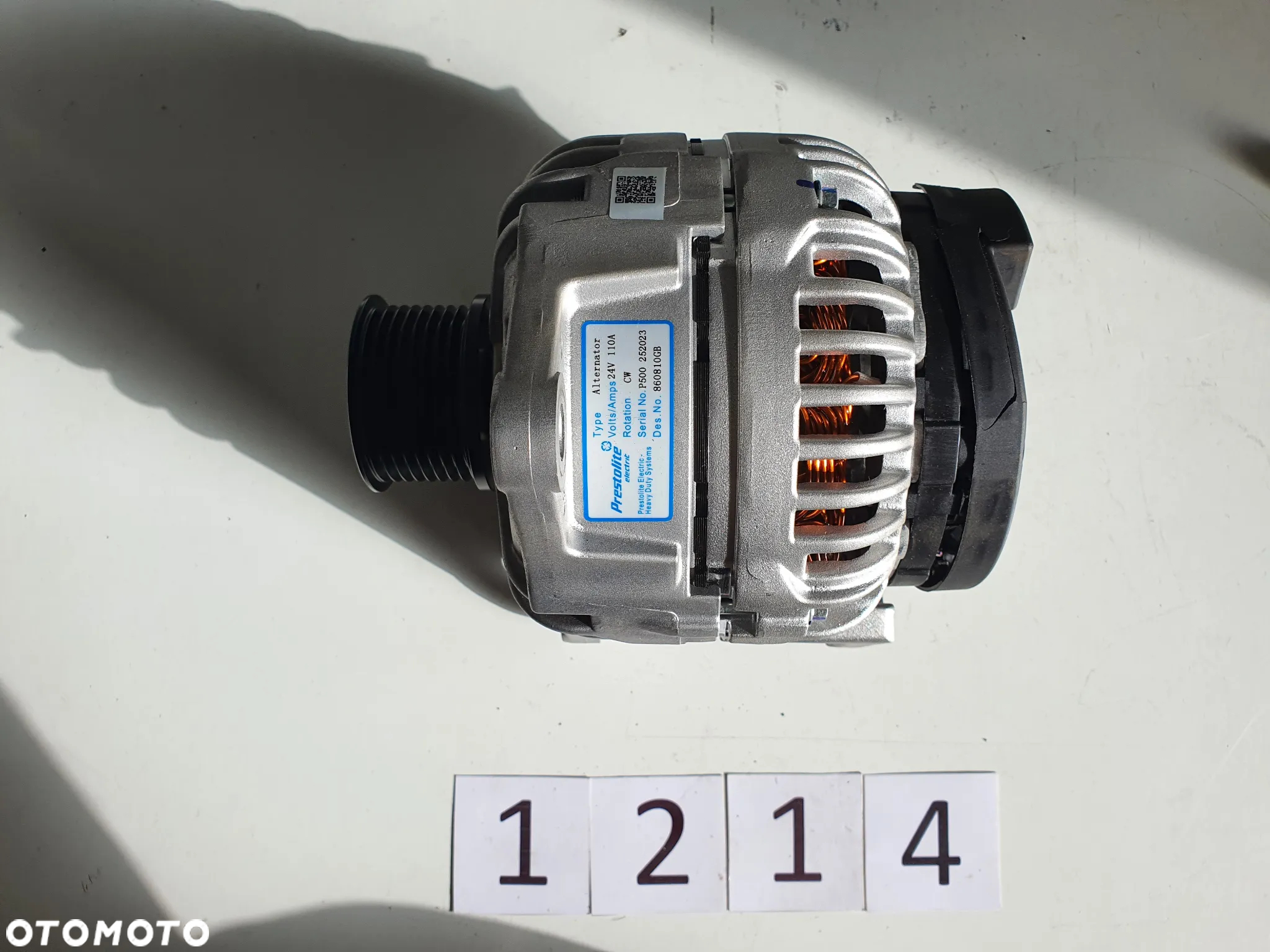 Alternator PRESTOLITE ELECTRIC 860810GB, 24 V, 110 A, Iveco, Cummins, Optare - 15