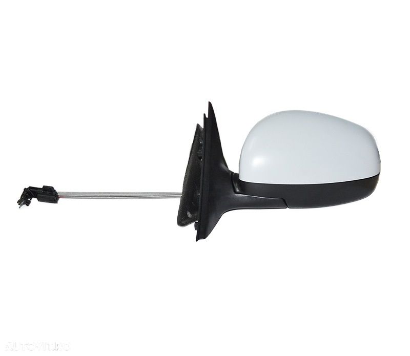 Oglinda exterioara Skoda Fabia 2 (5j) 2007-2015 stanga/dreapta manuala 5J0857507D, sticla asferica clara, reglare manuala, capac grunduit - 1