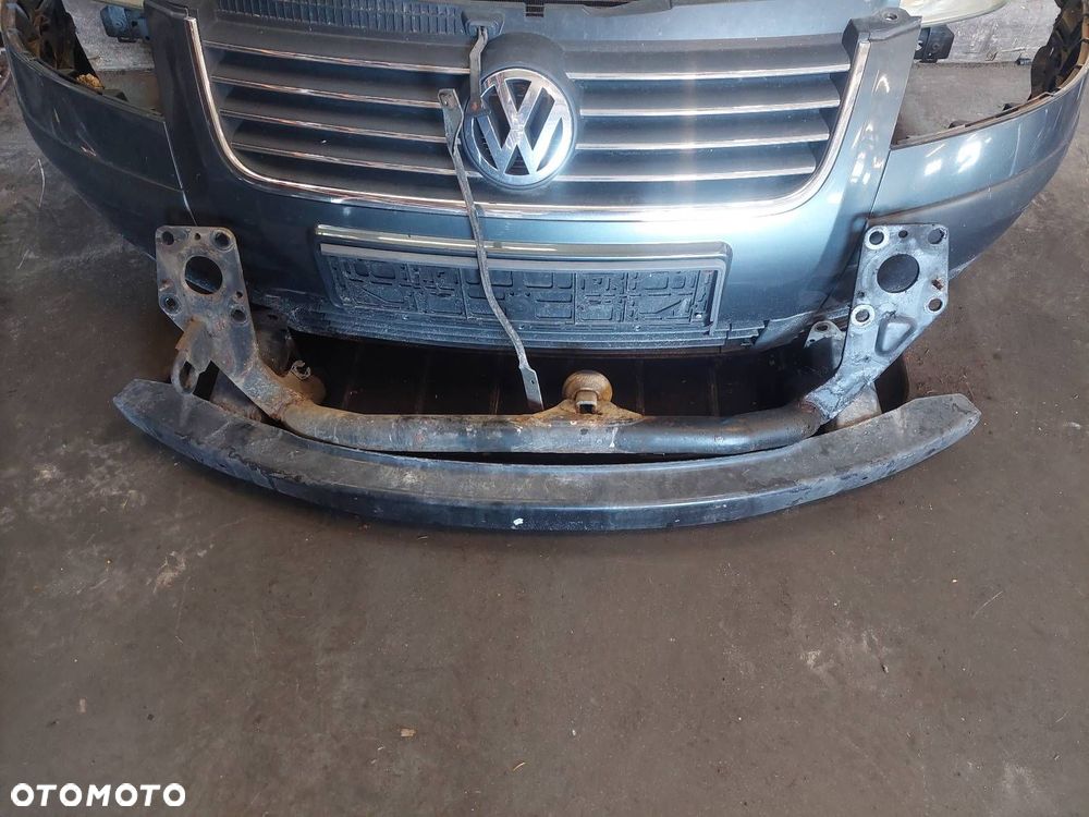 KOMPLETNY PRZÓD MASKA ZDERZAK BŁOTNIKI LAMPY PAS PASSAT B5 FL LIFT LC7V - 9