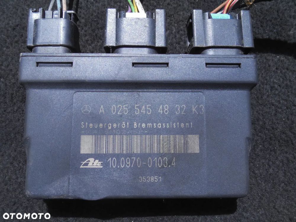 MERCEDES E W210 2.2CDI MODUŁ STEROWNIK ABS SERWA HAMULCOWEGO A0255454832 K3 - 2