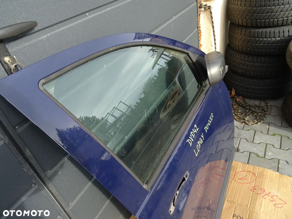 WYPRZEDAZ DACIA DOKKER LODGY DVD42 KLAMKA DRZWI PRAWE PRZEDNIE STAN BDB LISTWA SZYBA PODNOSNIK ZAMEK LUSTERKO CZESCI - 4