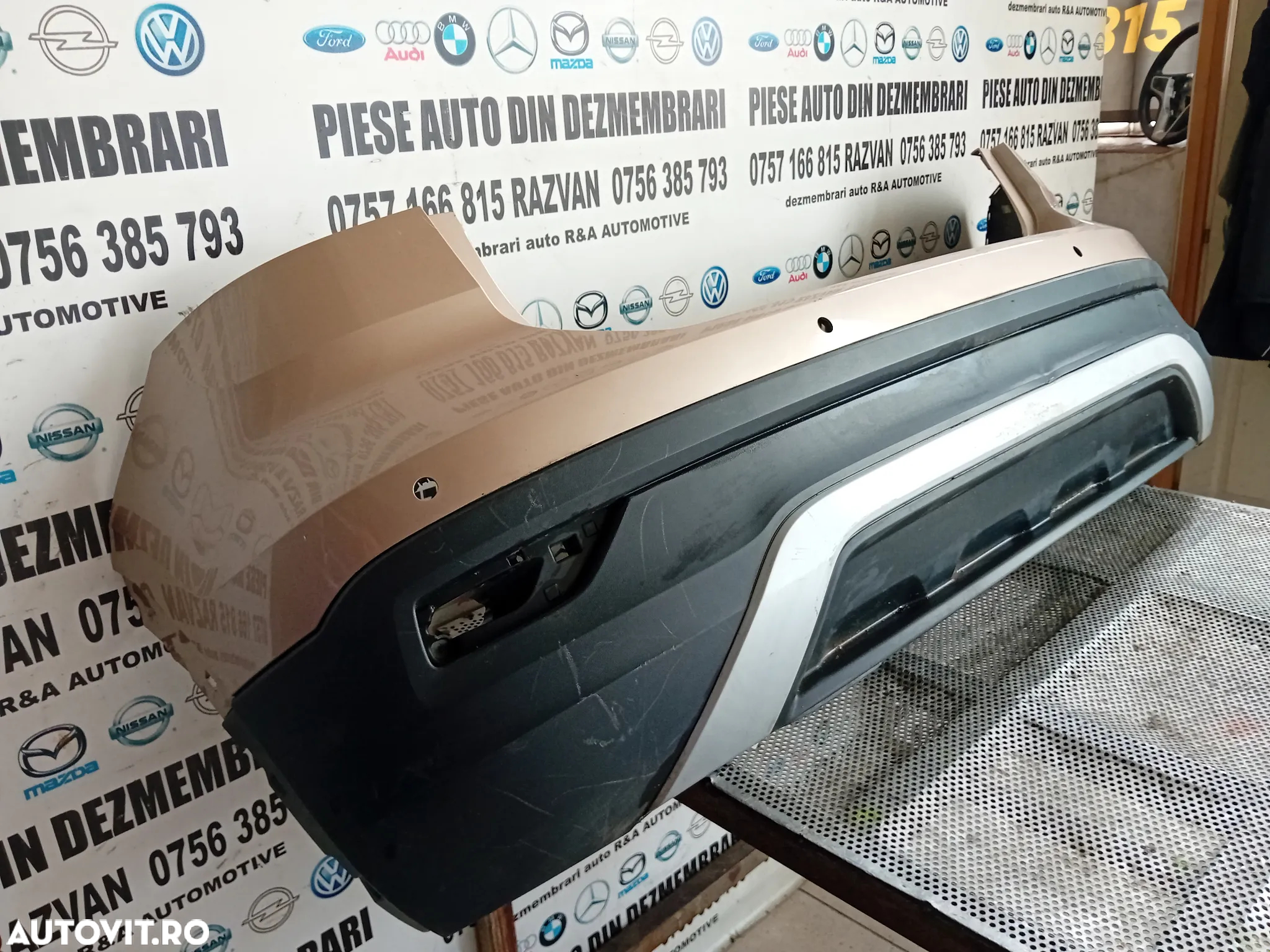 Bara Spate Vw T-Cross 2018-2023 Cu Gauri Pentru 4 Senzori LICHIDARE STOC - 3