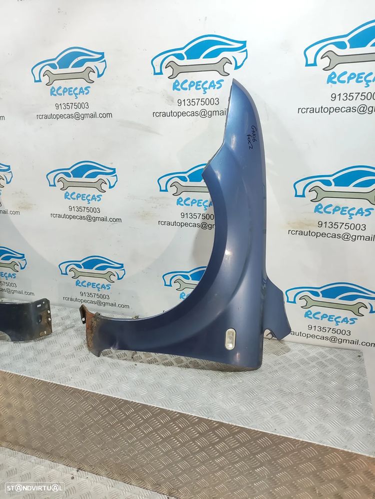 FRENTE COMPLETA FORD FOCUS 2 II MK2 FASE 1 CAPOT PARACHOQUES GUARDA-LAMAS OTICAS RADIADOR VENTILADOR FRENTE FIBRA REFORÇO - 13