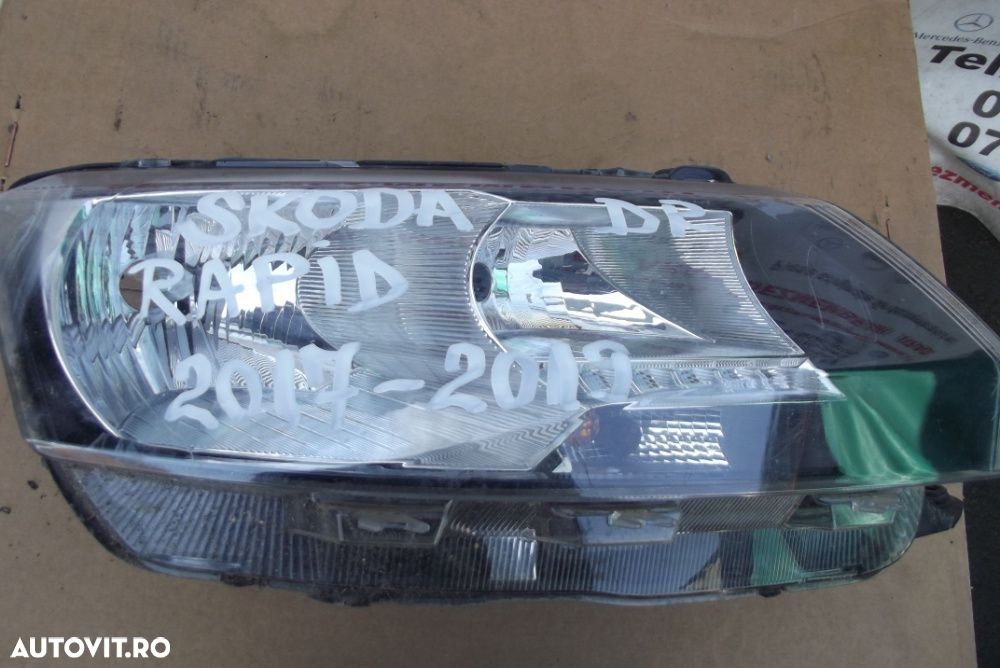Far Skoda Rapid faruri stanga dreapta Skoda Rapid POZITIE LED  LED - 5
